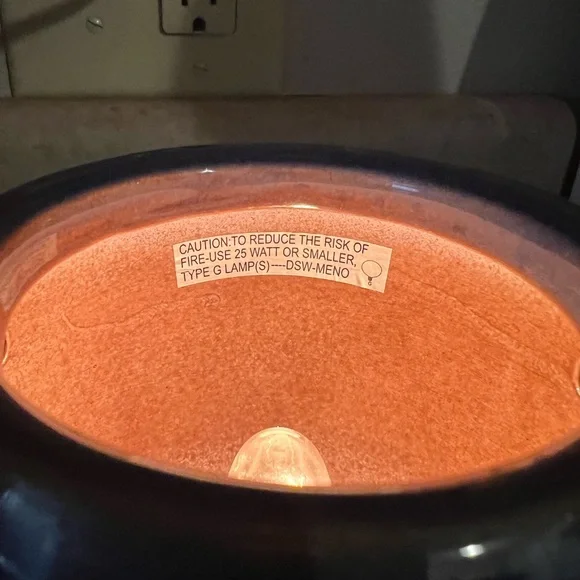 Blue Ceramic Candle Holder - Picture 3 of 6